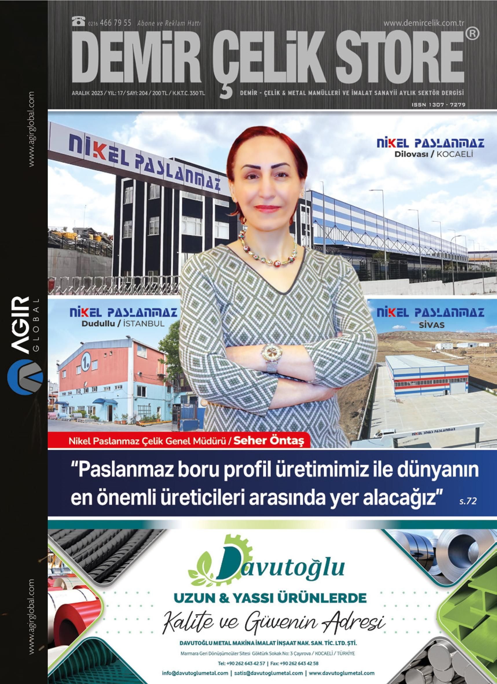 Demir Çelik Store - 204. Sayı - Aralık 2023