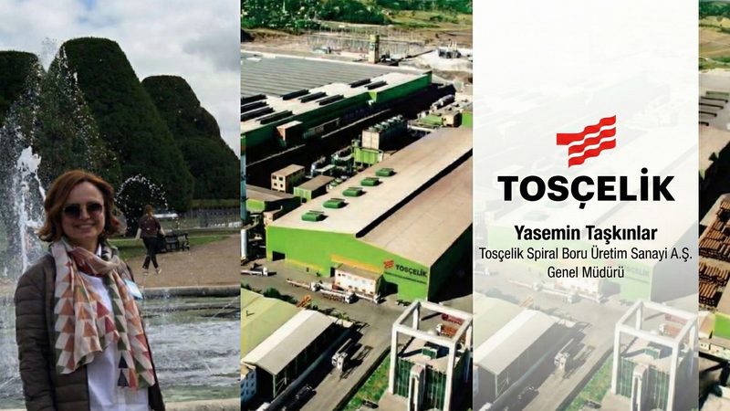 Tosçelik Spiral Boru'nun yeni genel müdürü Yasemin Taşkınlar oldu