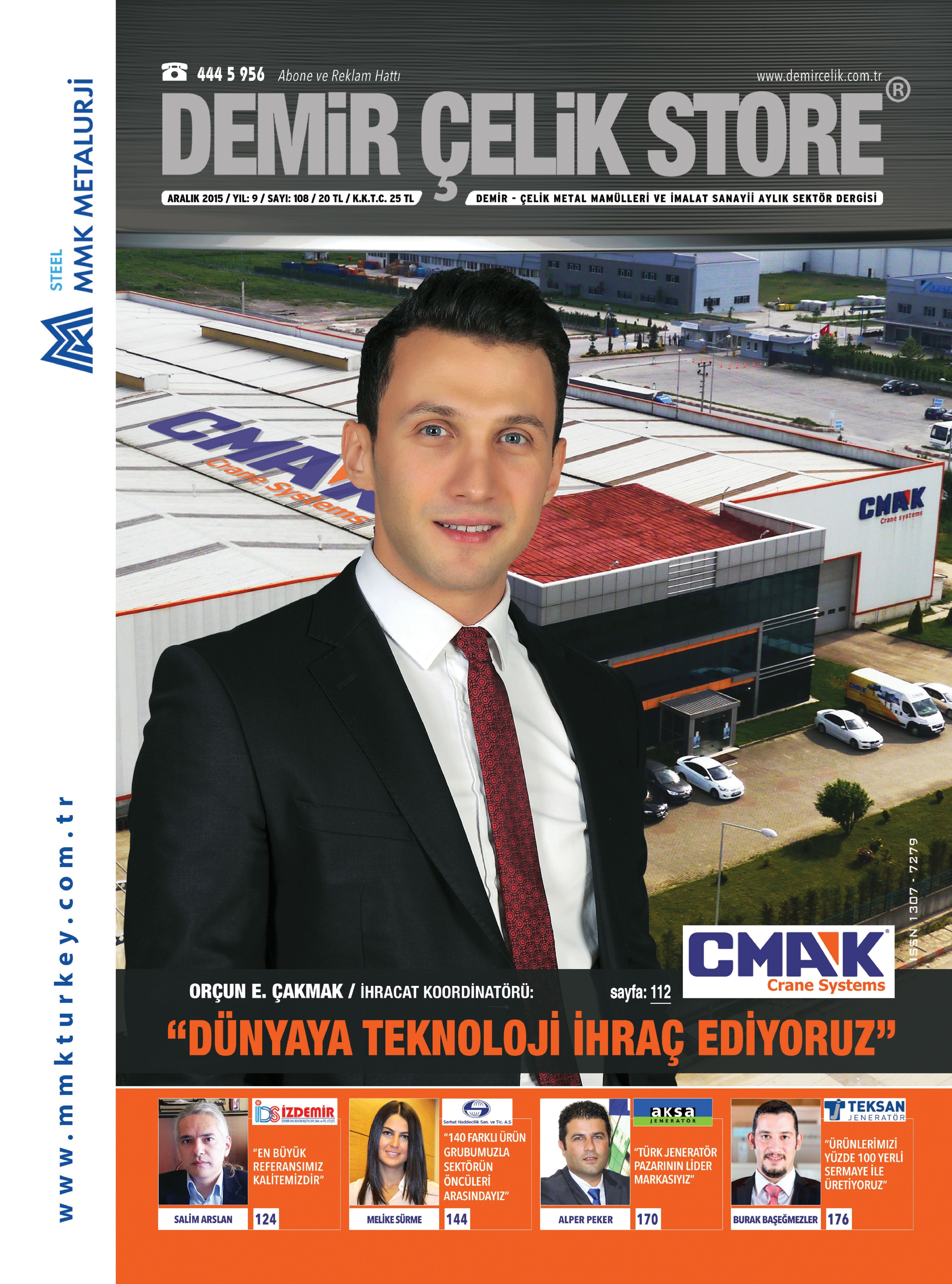 Demir Çelik Store - 108. Sayı - Aralık 2015