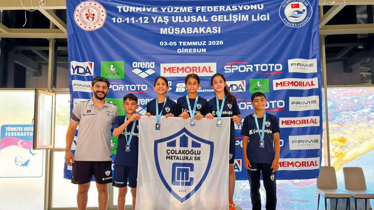 Çolakoğlu Metalurji Spor Kulübü Yüzücülerinden Ulusal Gelişim Ligi’nde Önemli Başarı