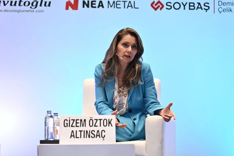 Gizem &Ouml;ztok Altınsa&ccedil; SteelOrbis Piyasa Sohbetleri oturumunda konuşurken