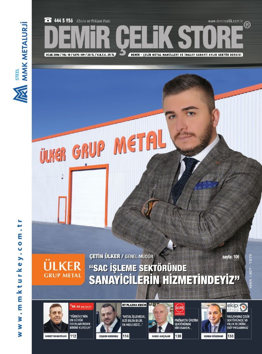 Demir Çelik Store - 109. Sayı - Ocak 2016