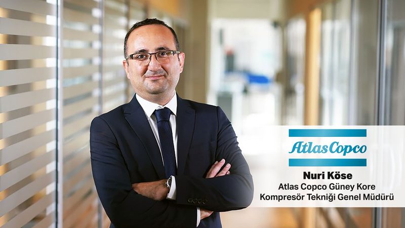 Nuri Köse, Atlas Copco Güney Kore Kompresör Tekniği Genel Müdürü oldu