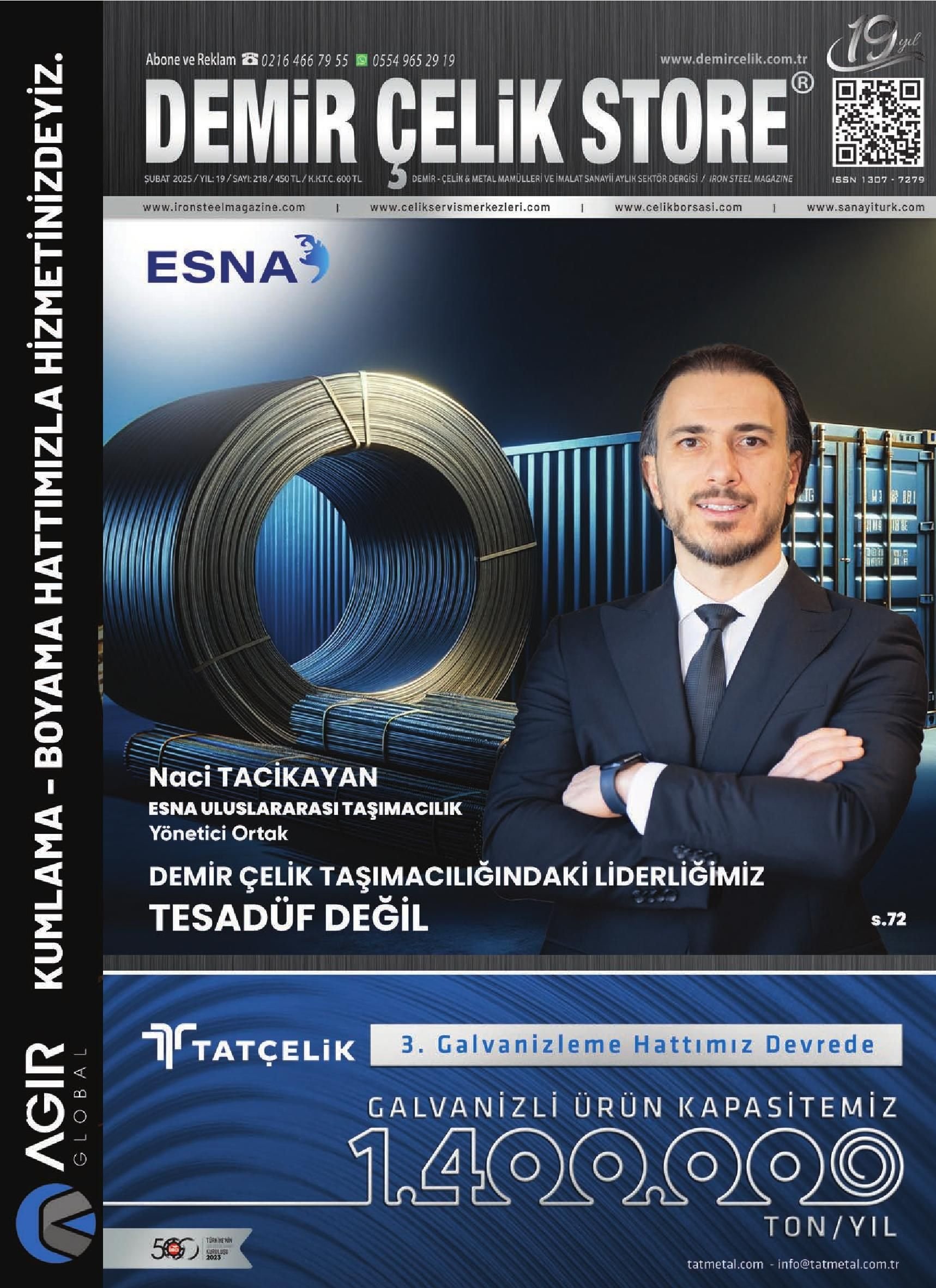 Demir Çelik Store - 218. Sayı - Şubat 2025