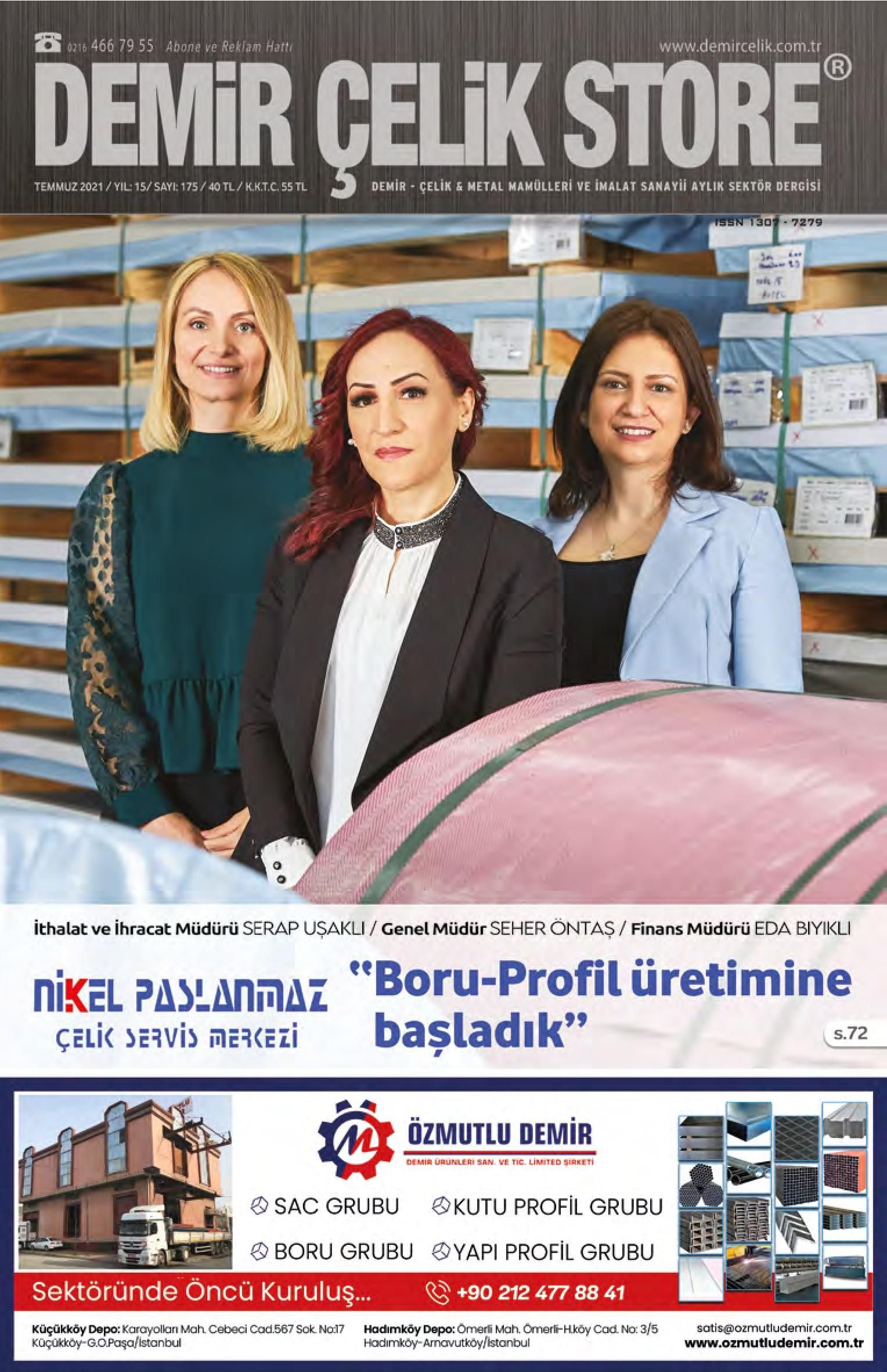 Demir Çelik Store - 175. Sayı - Temmuz 2021