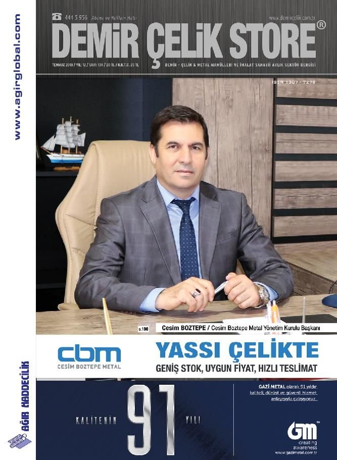 Demir Çelik Store - 139. Sayı - Temmuz 2018