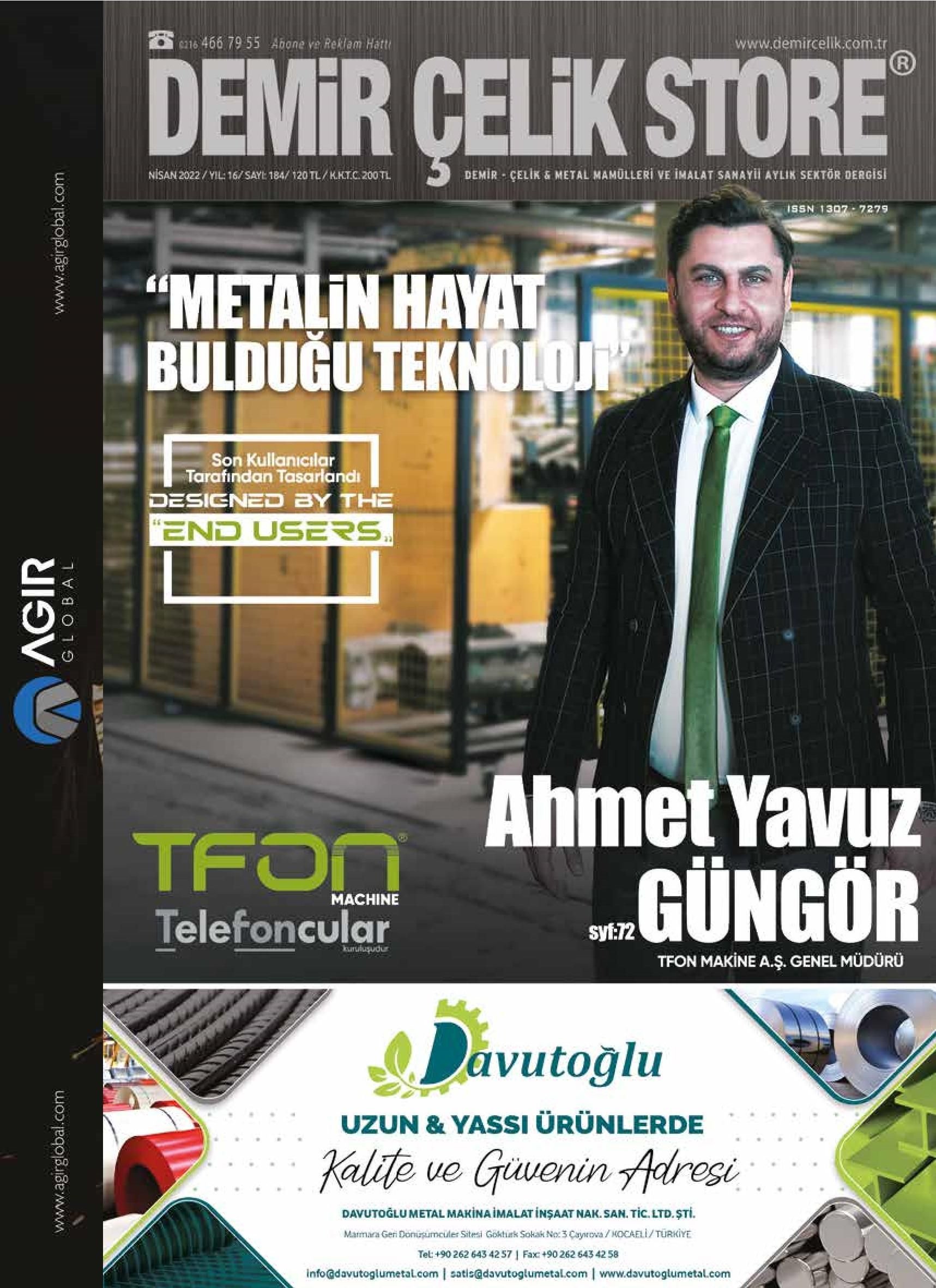 Demir Çelik Store - 184. Sayı - Nisan 2022