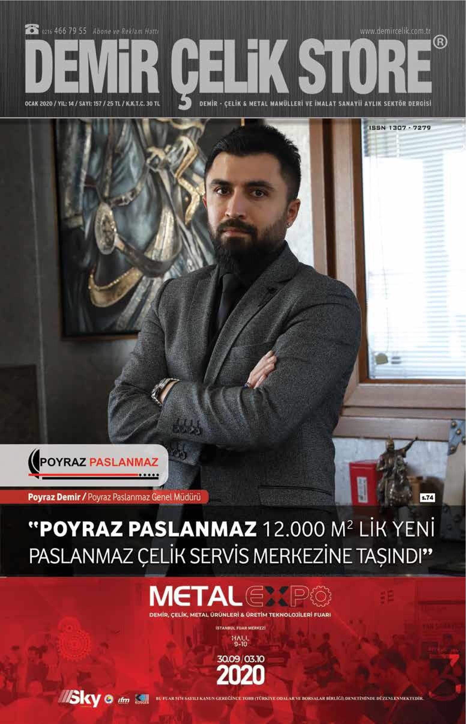 Demir Çelik Store - 157. Sayı - Ocak 2020