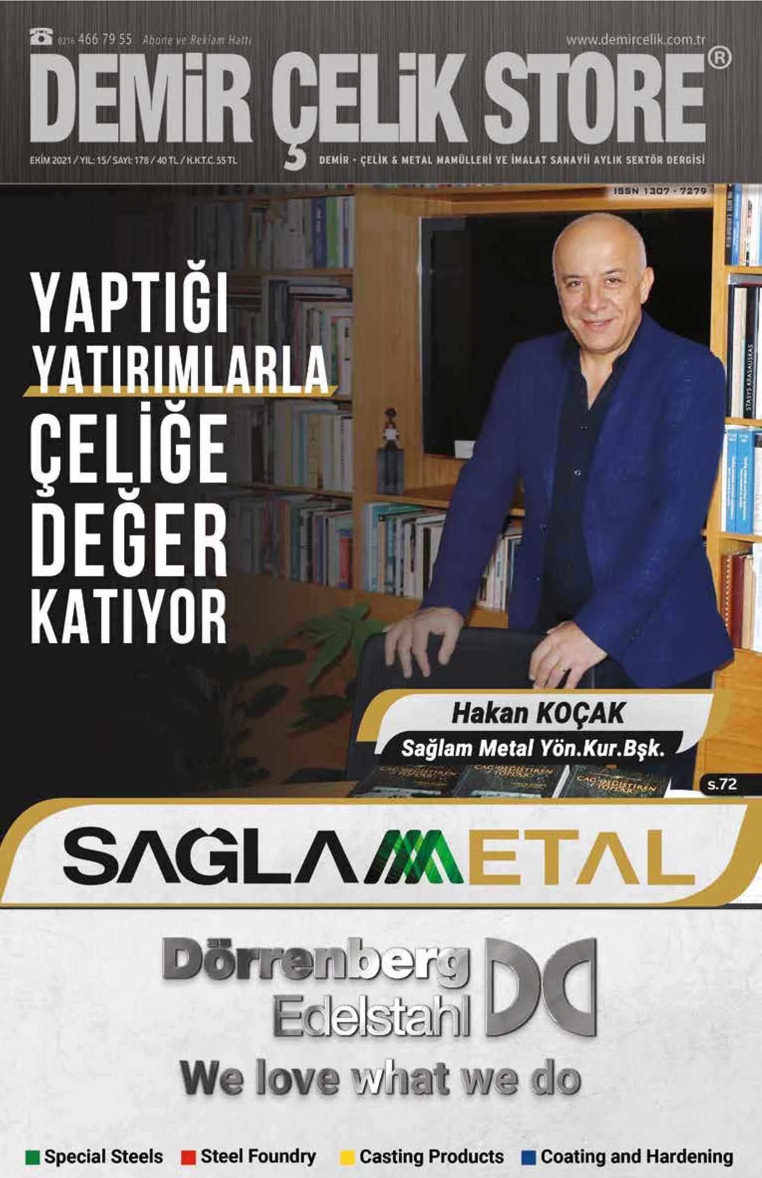 Demir Çelik Store - 178. Sayı - Aralık, Ekim 2021