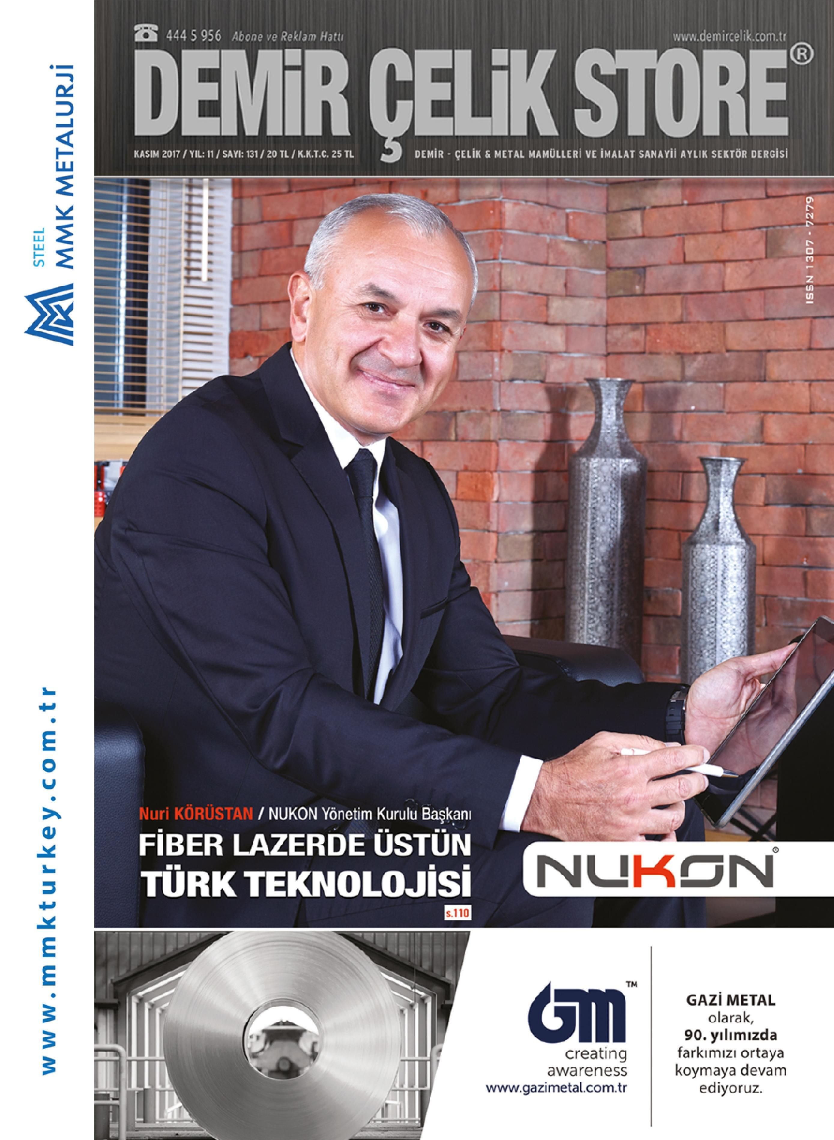 Demir Çelik Store - 131. Sayı - Kasım 2017