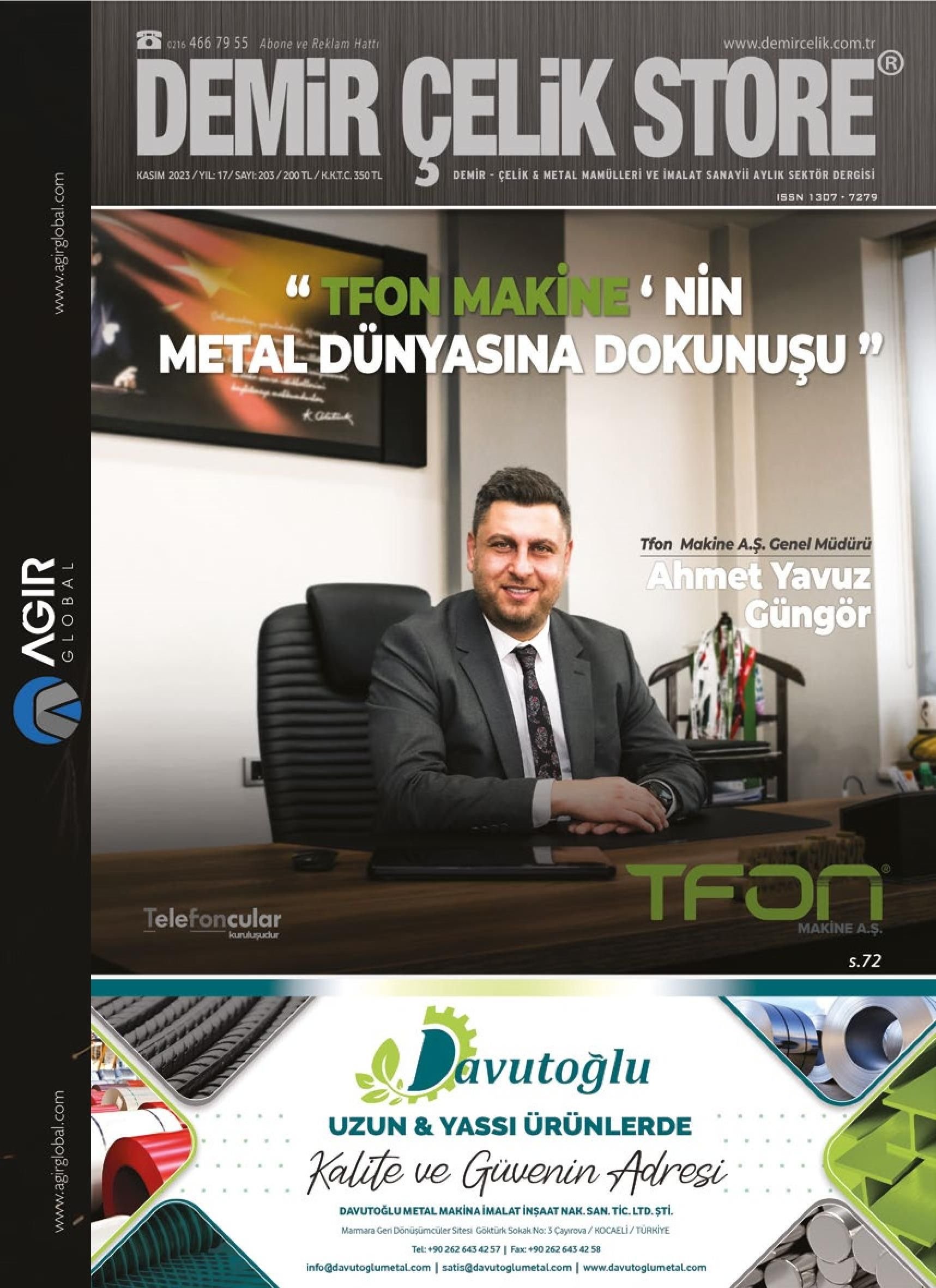 Demir Çelik Store - 203. Sayı - Kasım 2023