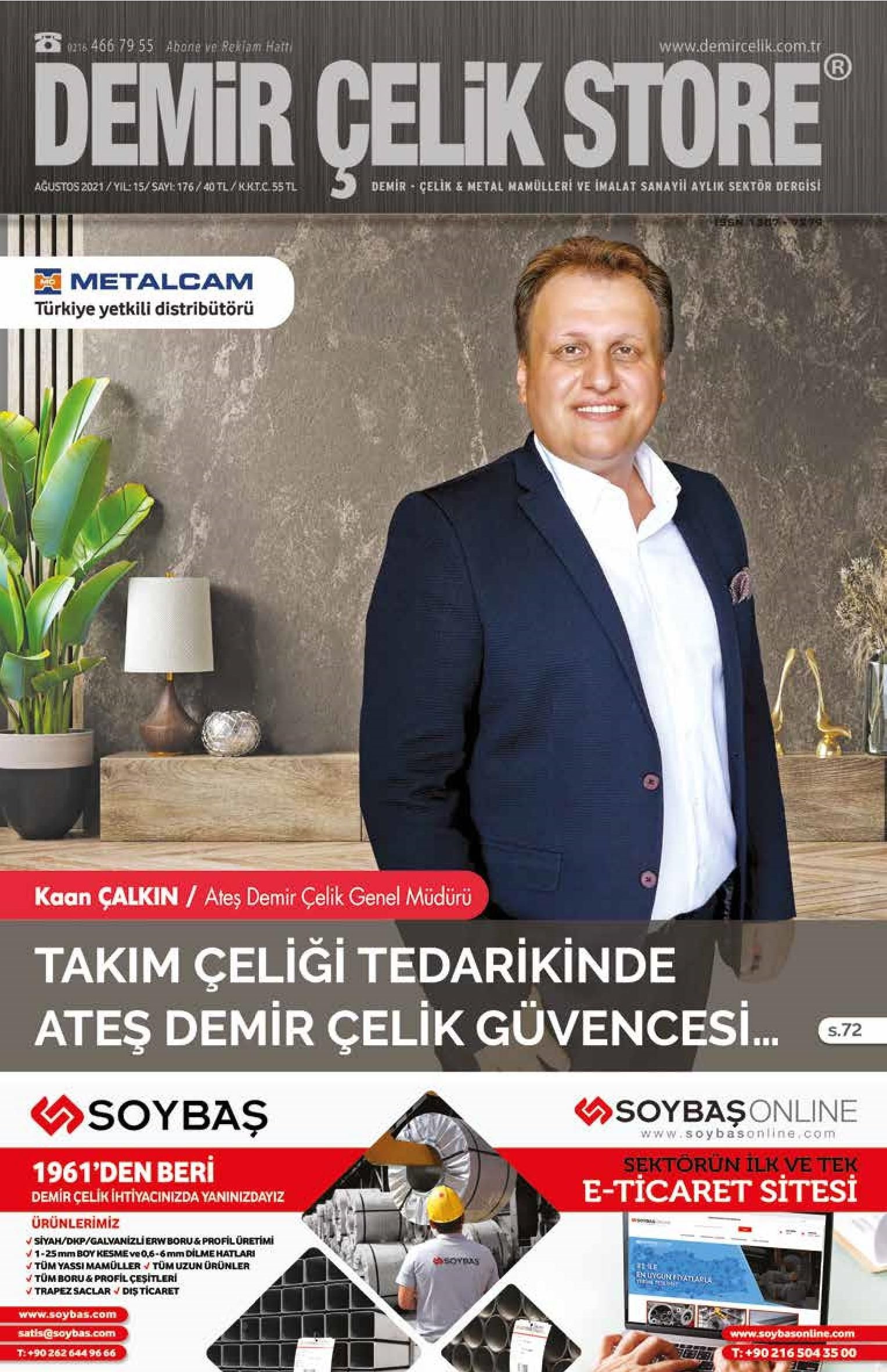Demir Çelik Store - 176. Sayı - Ağustos 2021