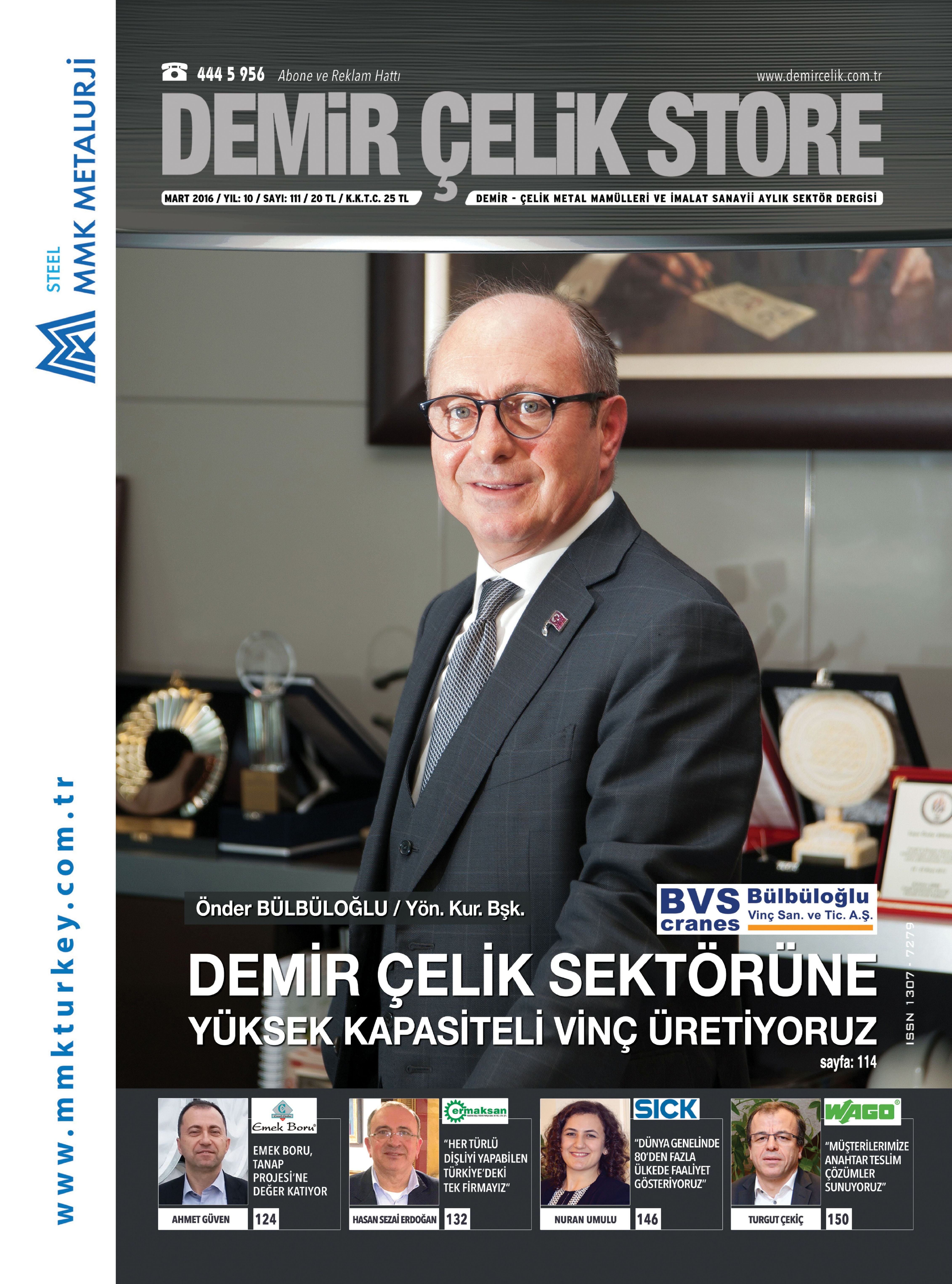 Demir Çelik Store - 111. Sayı - Mart 2016