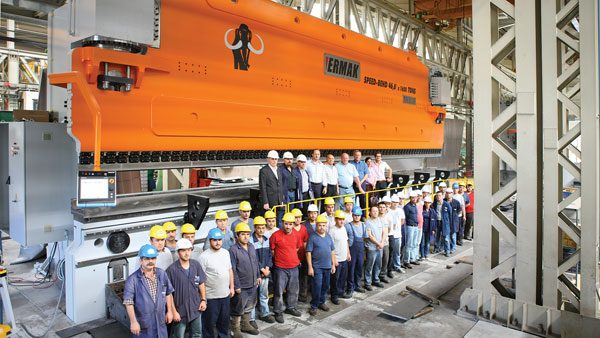 Ermaksan, Ürettiği 1.500 Tonluk Abkant Presi Amerika’ya Teslim Etti