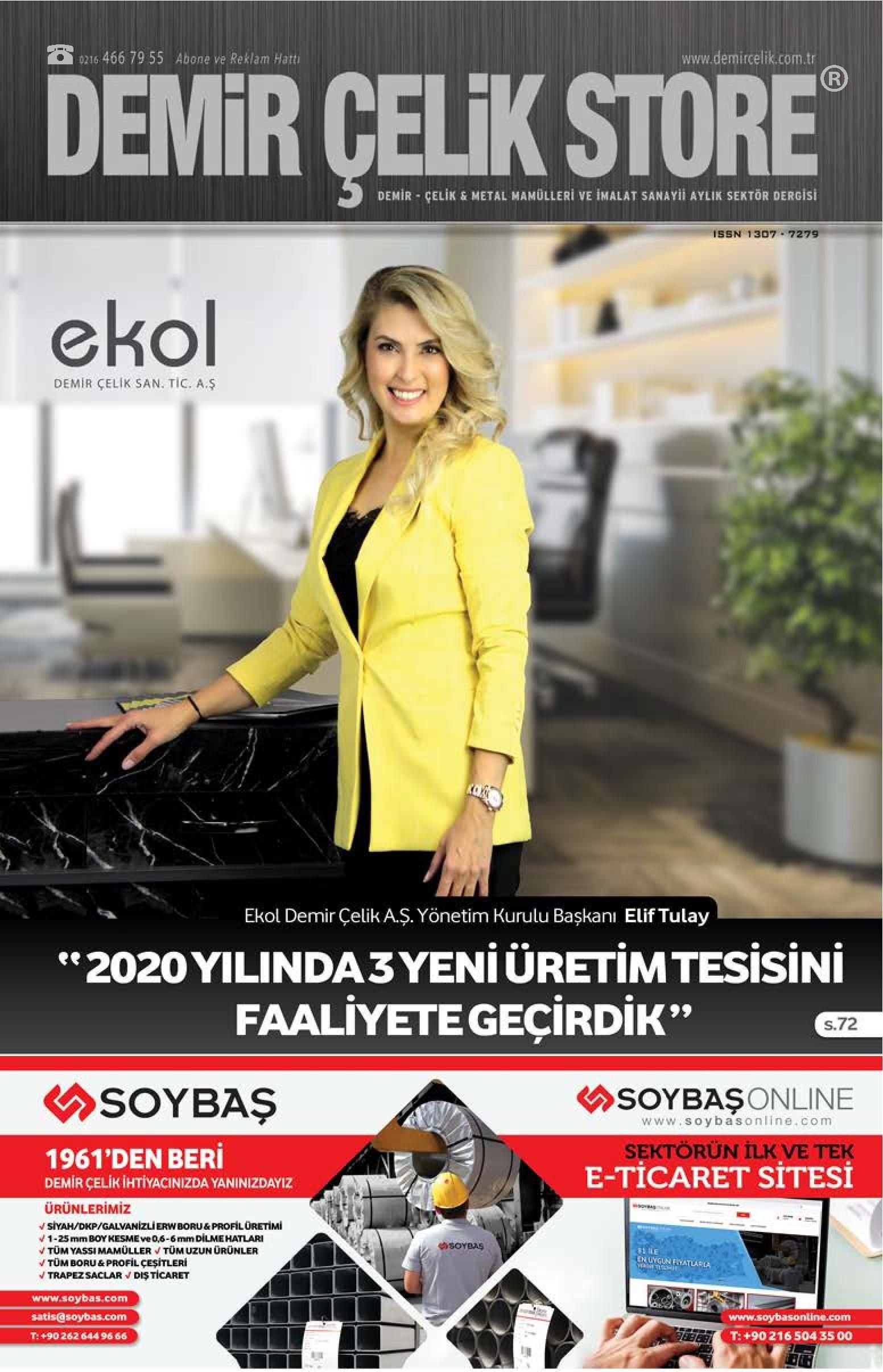 Demir Çelik Store - 168. Sayı - Aralık 2020