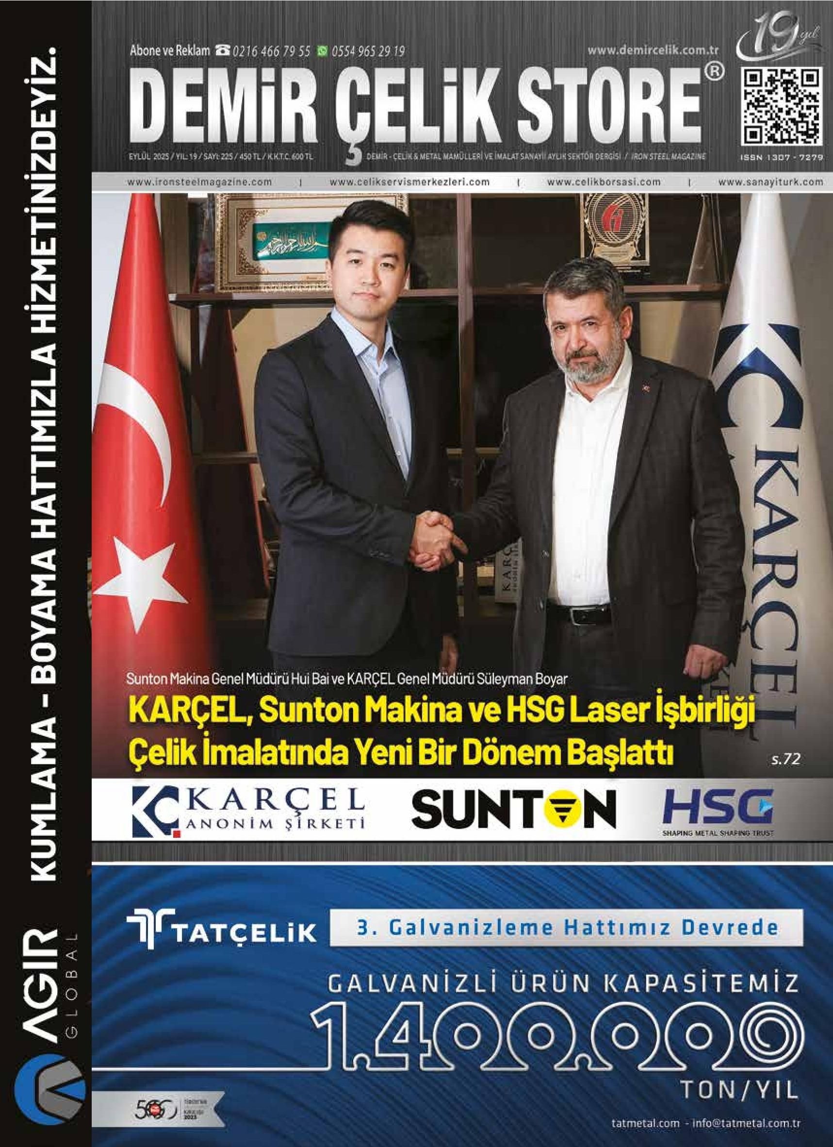 Demir Çelik Store - 225. Sayı - Eylül 2025