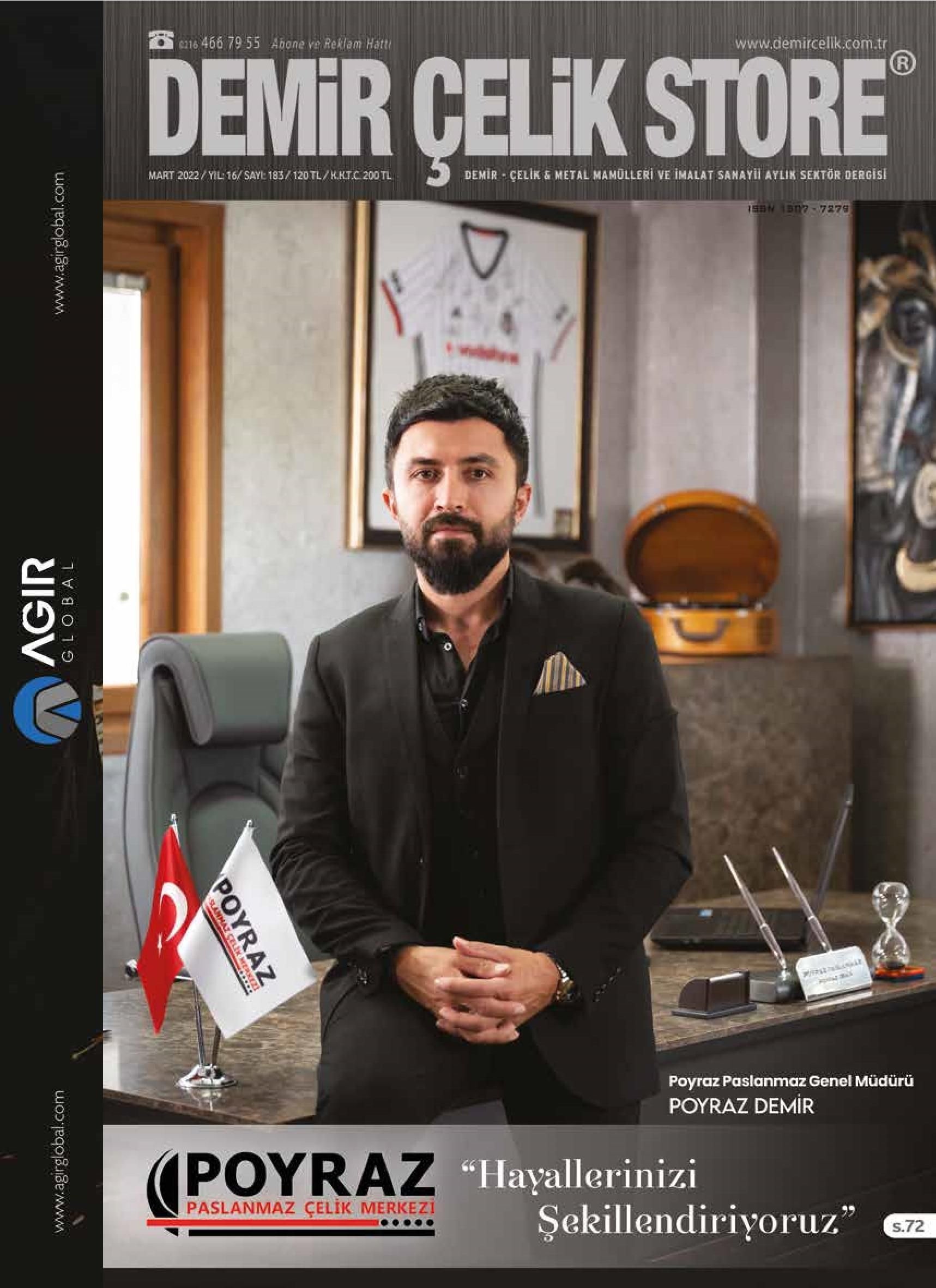 Demir Çelik Store - 183. Sayı - Mart 2022