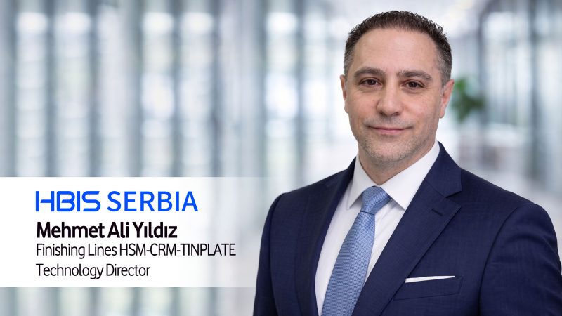 Mehmet Ali Yıldız, HBIS Group Serbia'nın teknoloji direktörü oldu