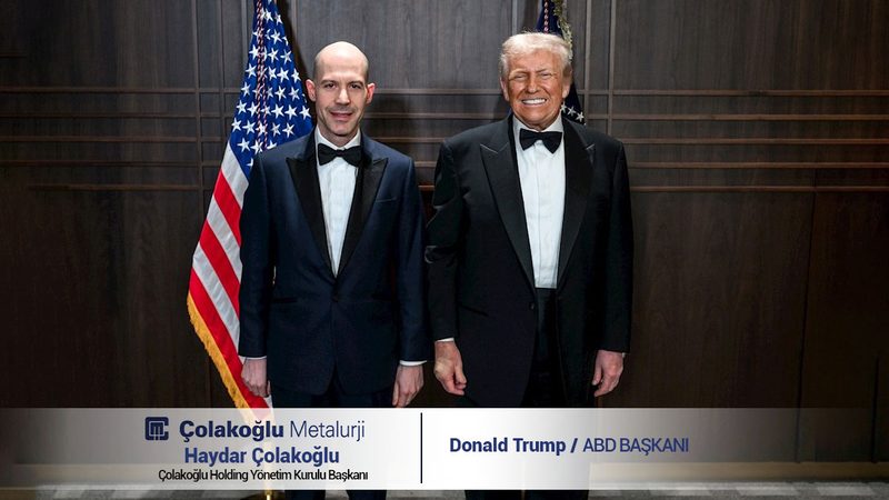Trump, Çolakoğlu Holding Yönetim Kurulu Başkanı Haydar Çolakoğlu'nu Beyaz Saray'da kabul etti