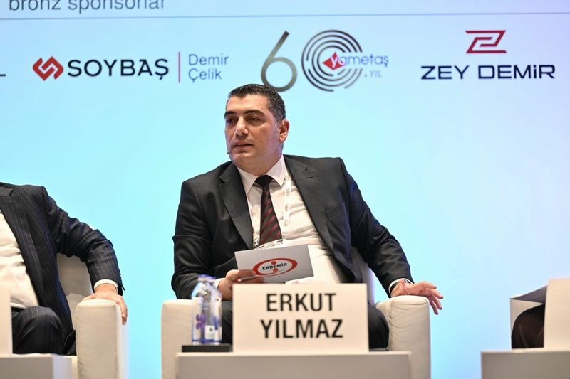 Erkut Yılmaz SteelOrbis Piyasa Sohbetleri oturumunda konuşurken