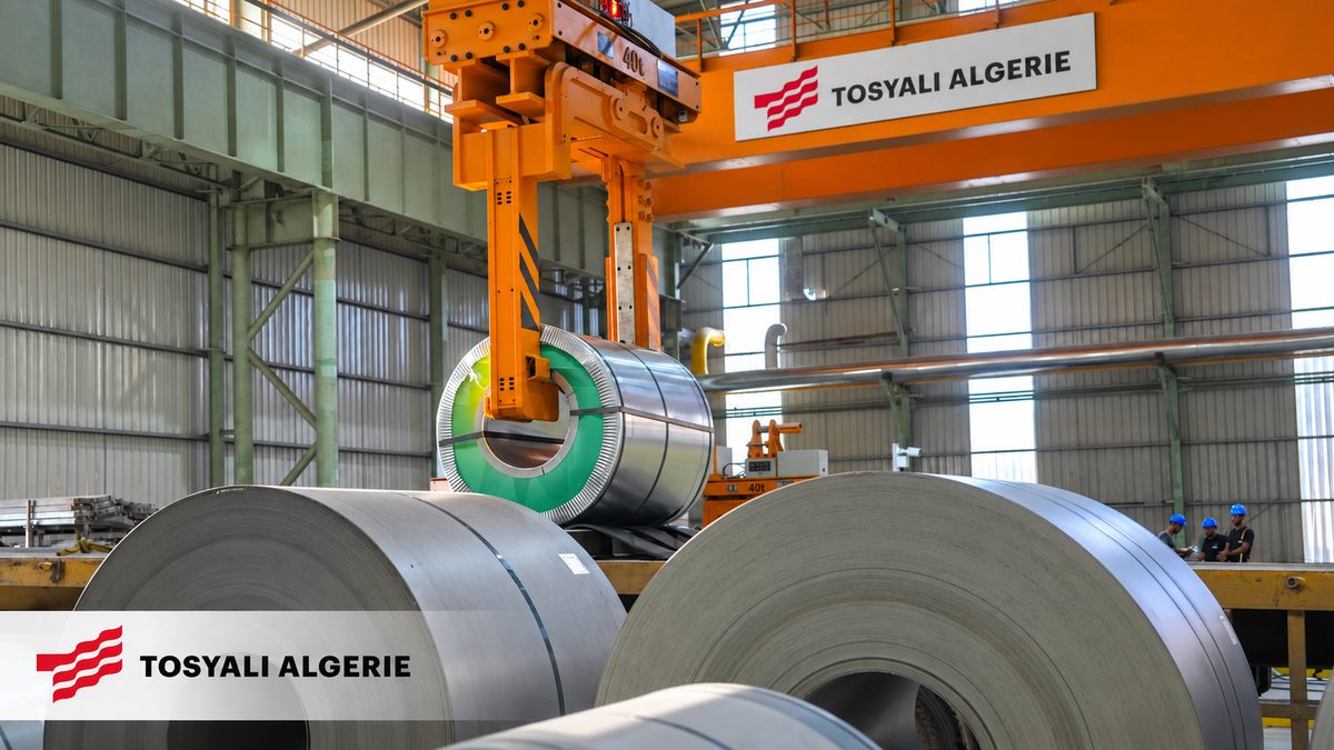Tosyalı Algérie’nin soğuk haddeleme kompleksinden ilk ihracat