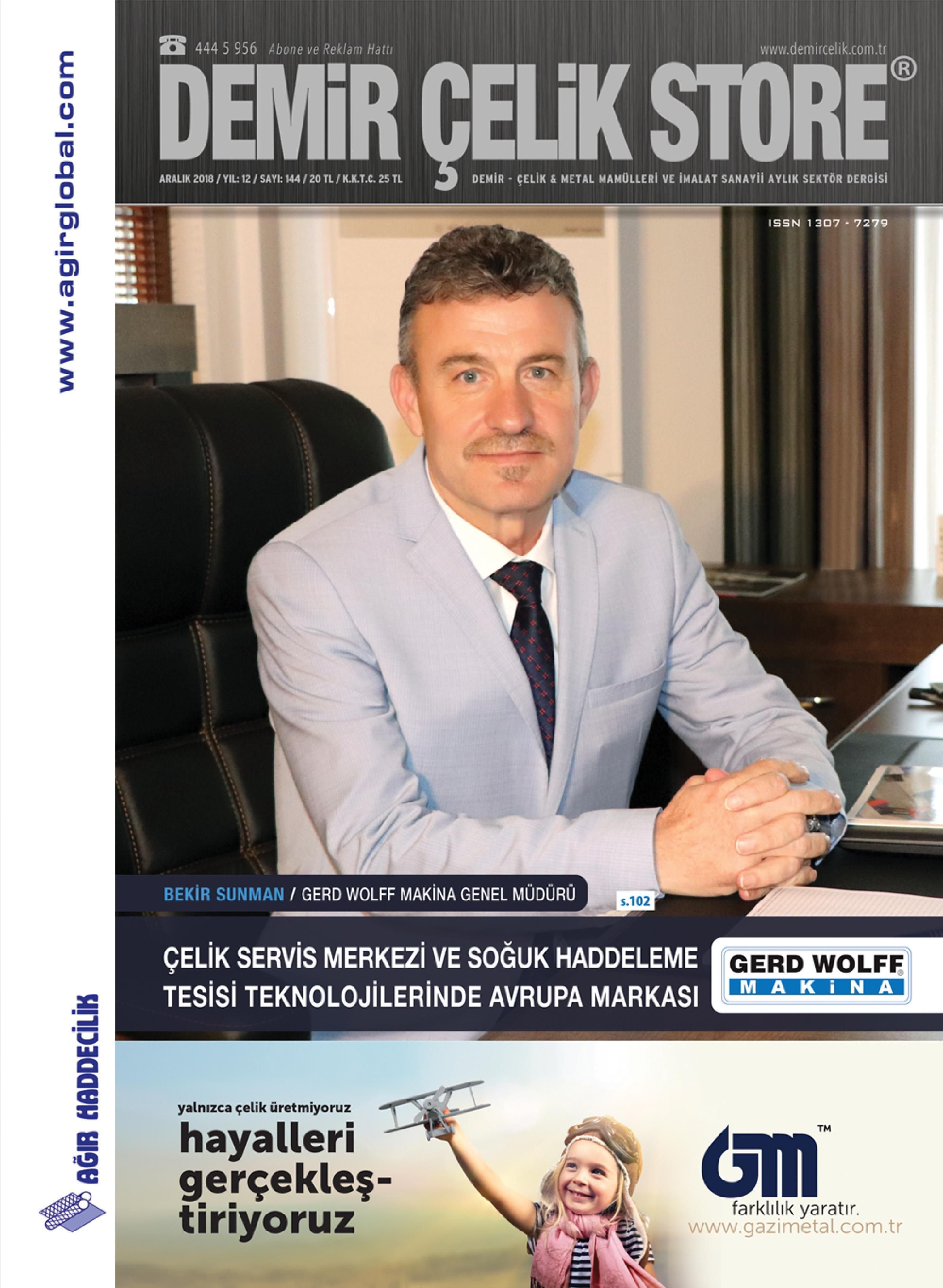 Demir Çelik Store - 144. Sayı - Aralık 2018