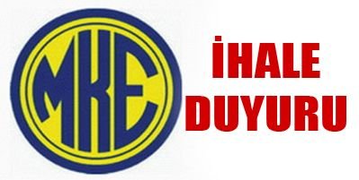 MKEK:Çeşitli cins ve miktarda hurda malzemeyi satmak üzere ihale açtı. 