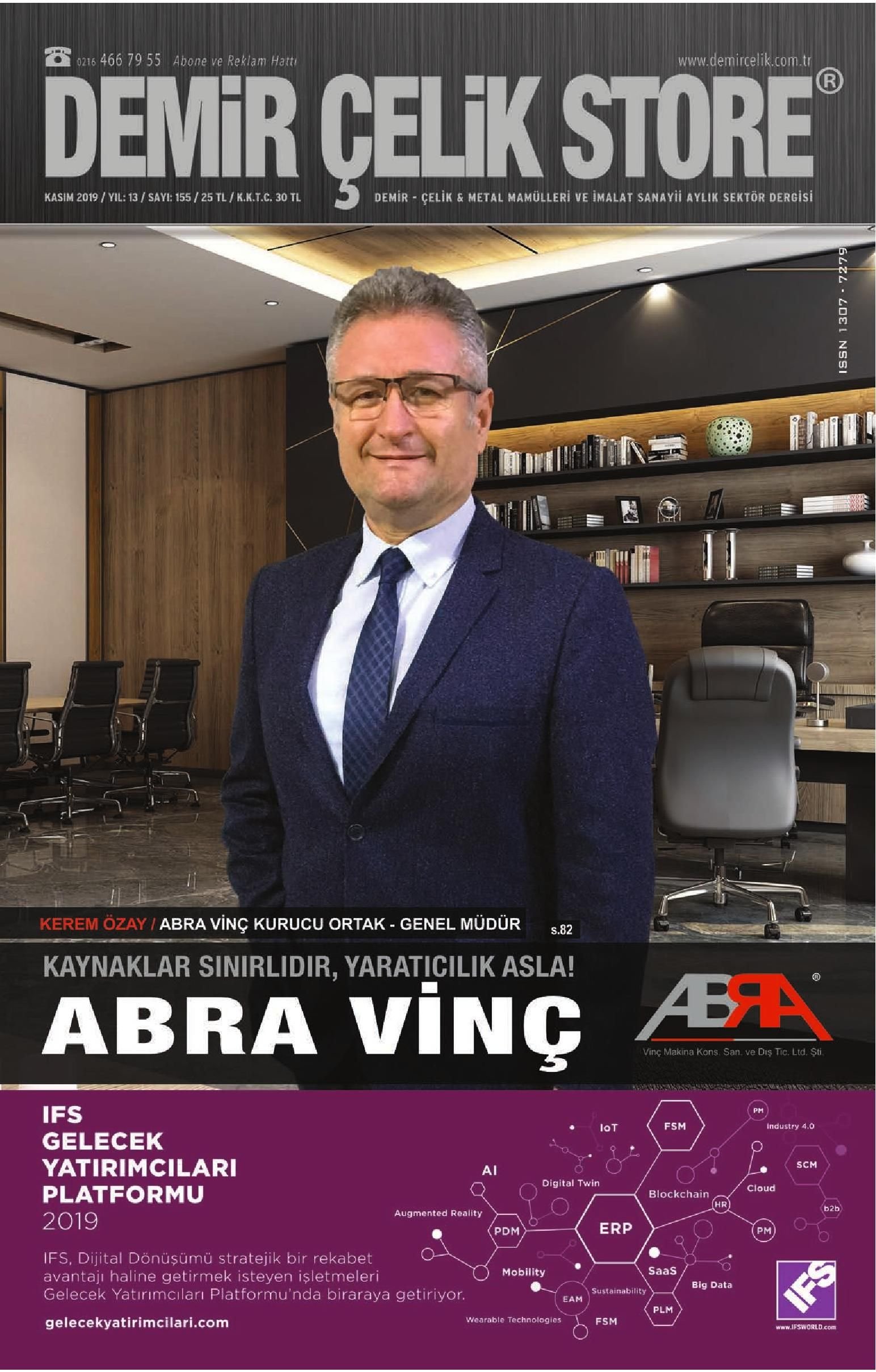 Demir Çelik Store - 155. Sayı - Kasım 2019