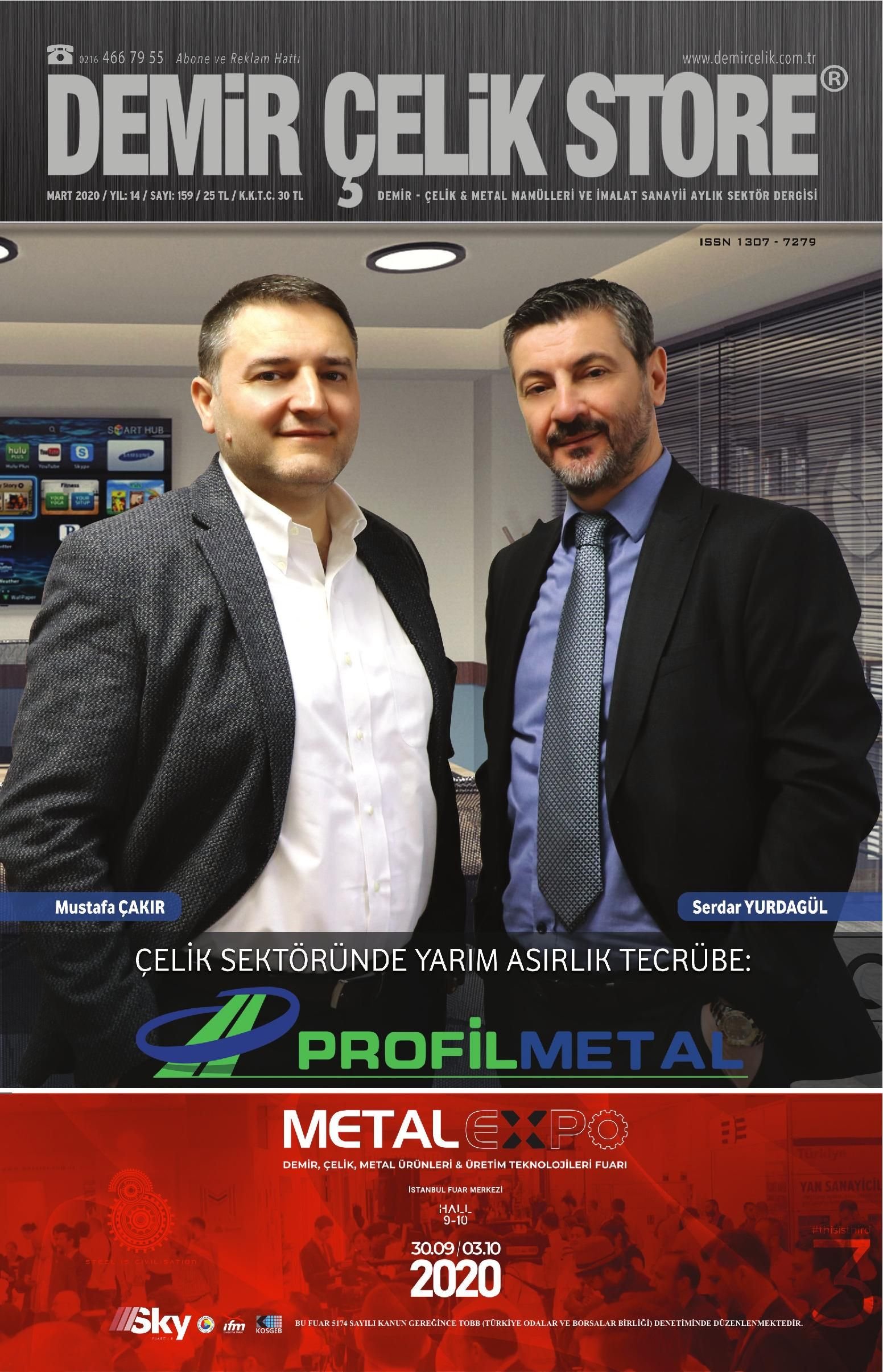Demir Çelik Store - 159. Sayı - Mart 2020