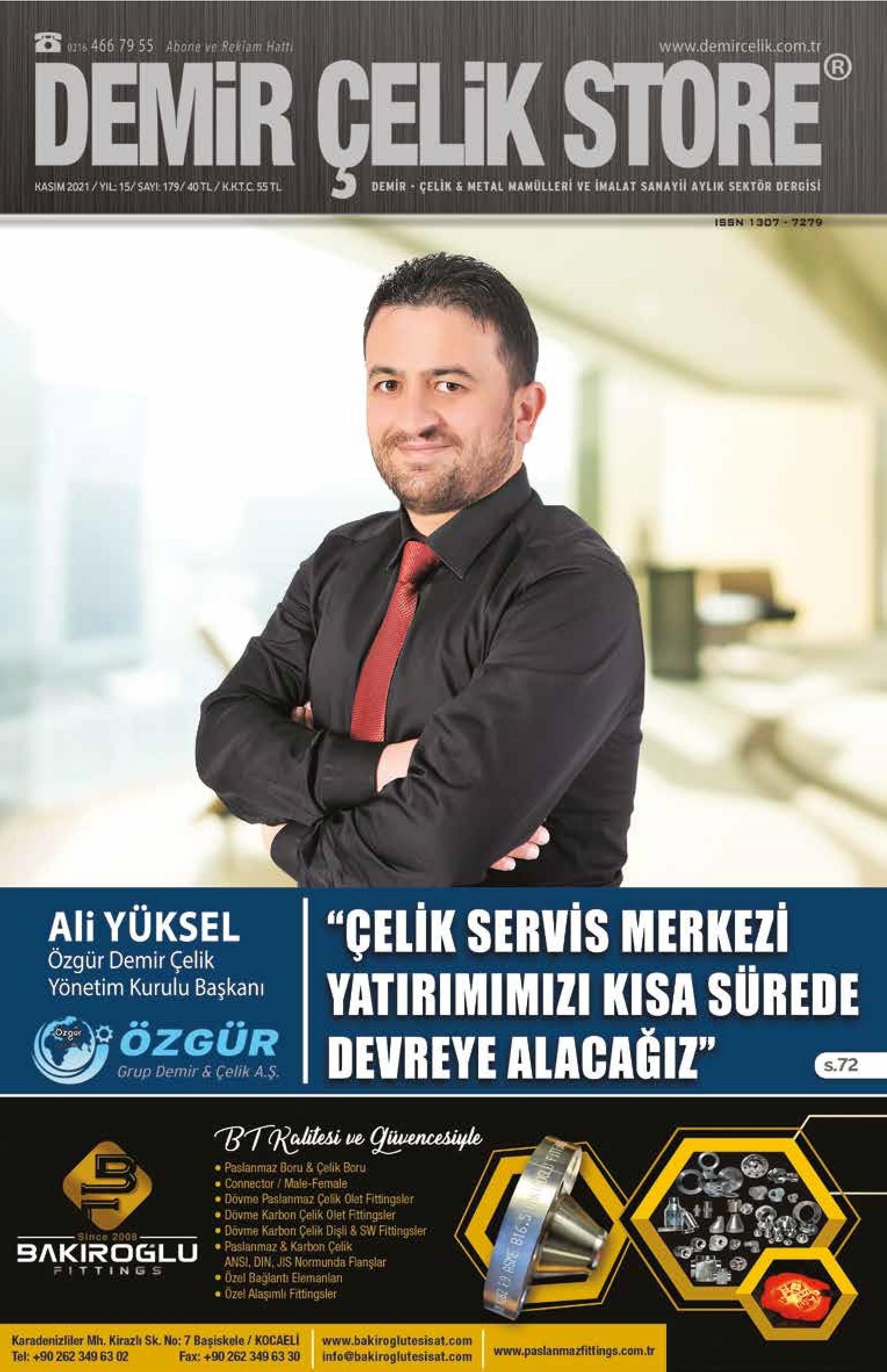 Demir Çelik Store - 179. Sayı - Kasım 2021
