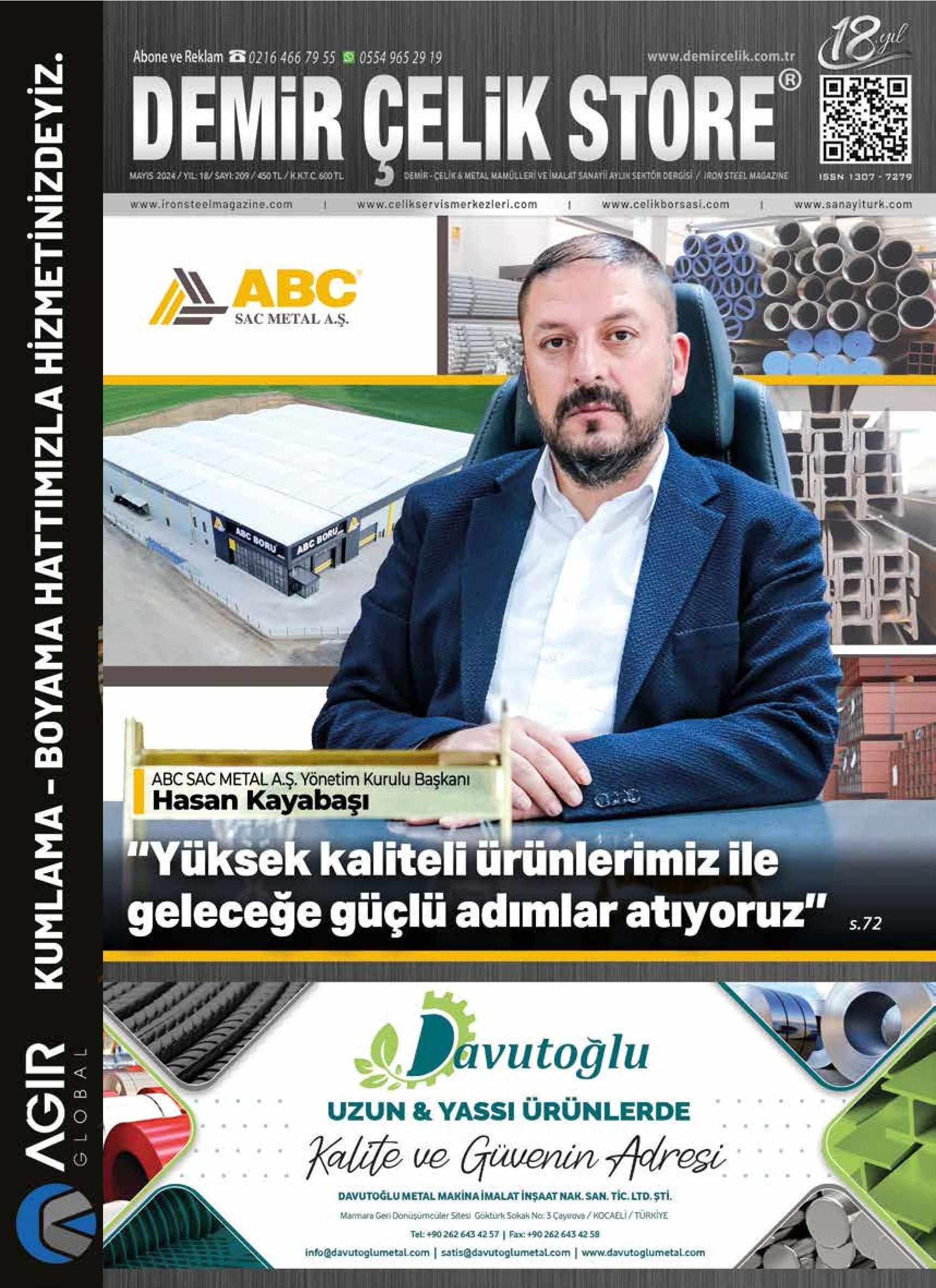 Demir Çelik Store - 209. Sayı - Mayıs 2024