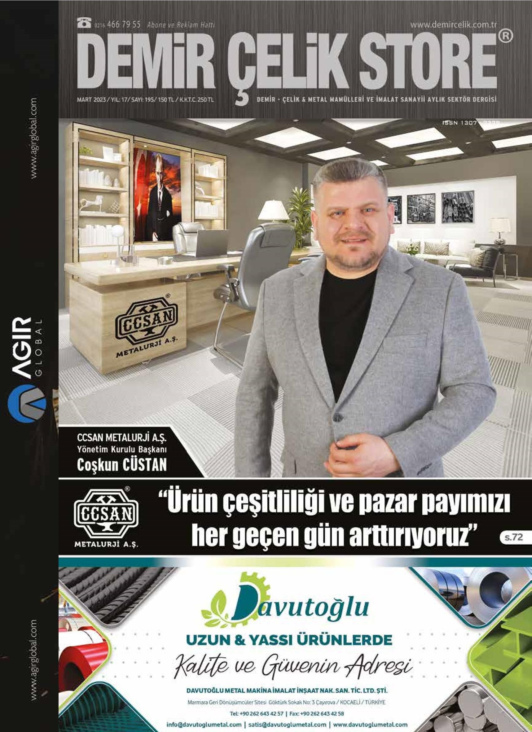 Demir Çelik Store - 195. Sayı - Mart 2023