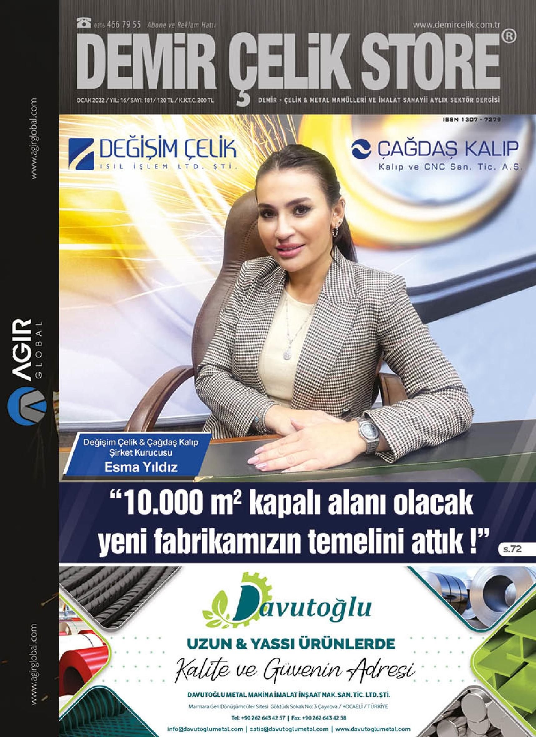 Demir Çelik Store - 181. Sayı - Ocak 2022