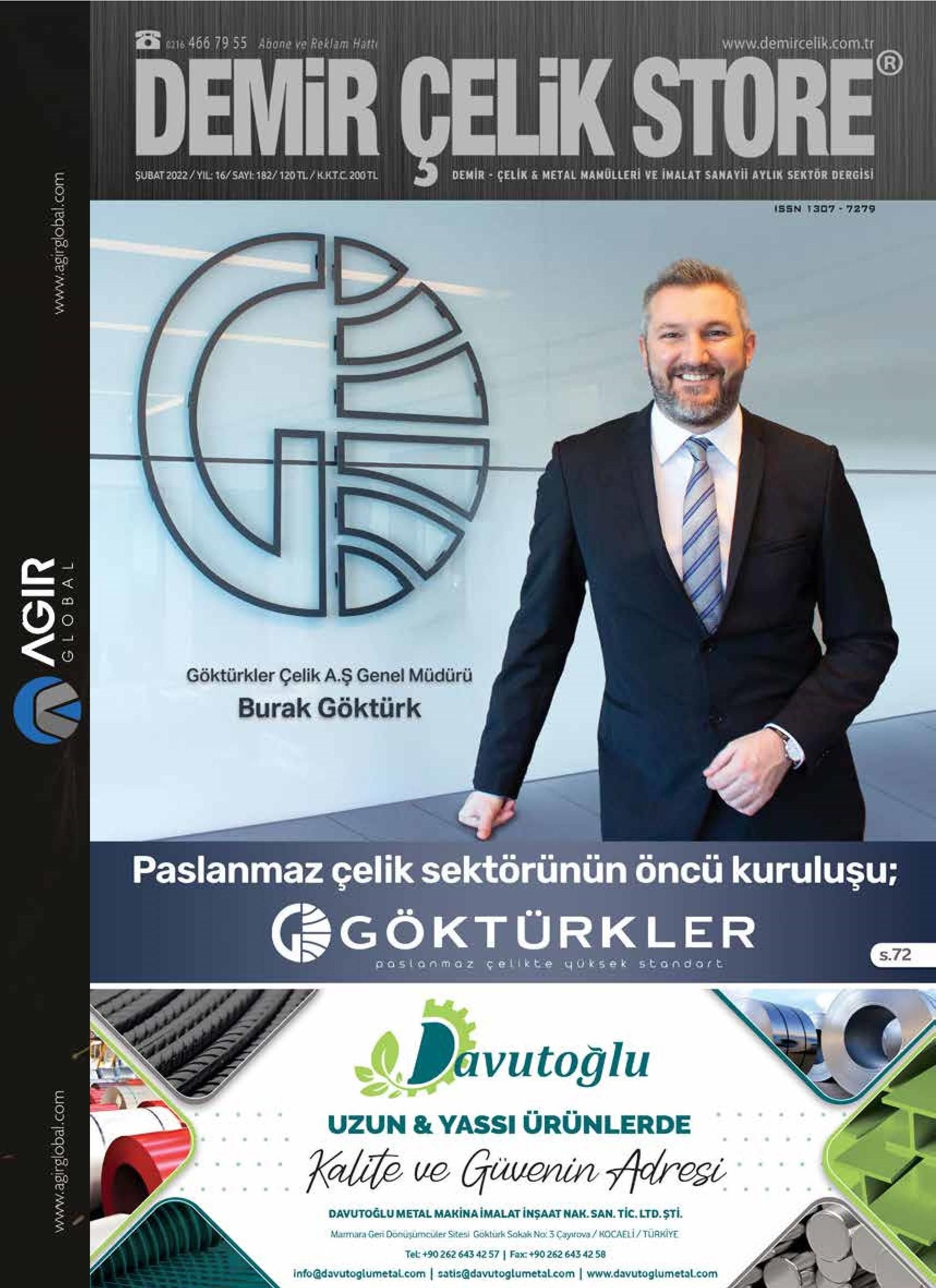 Demir Çelik Store - 182. Sayı - Şubat 2022
