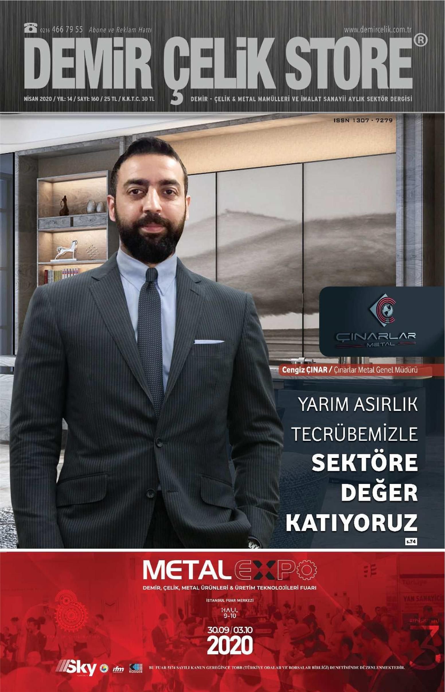 Demir Çelik Store - 160. Sayı - Nisan 2020