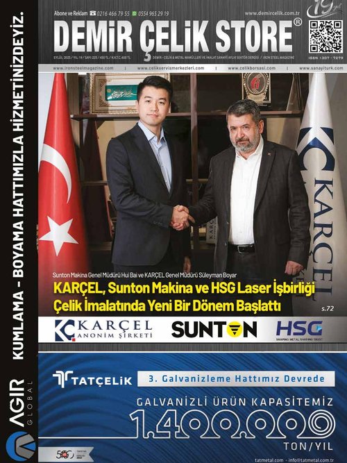 Demir Çelik Store - 225. Sayı - Eylül 2025