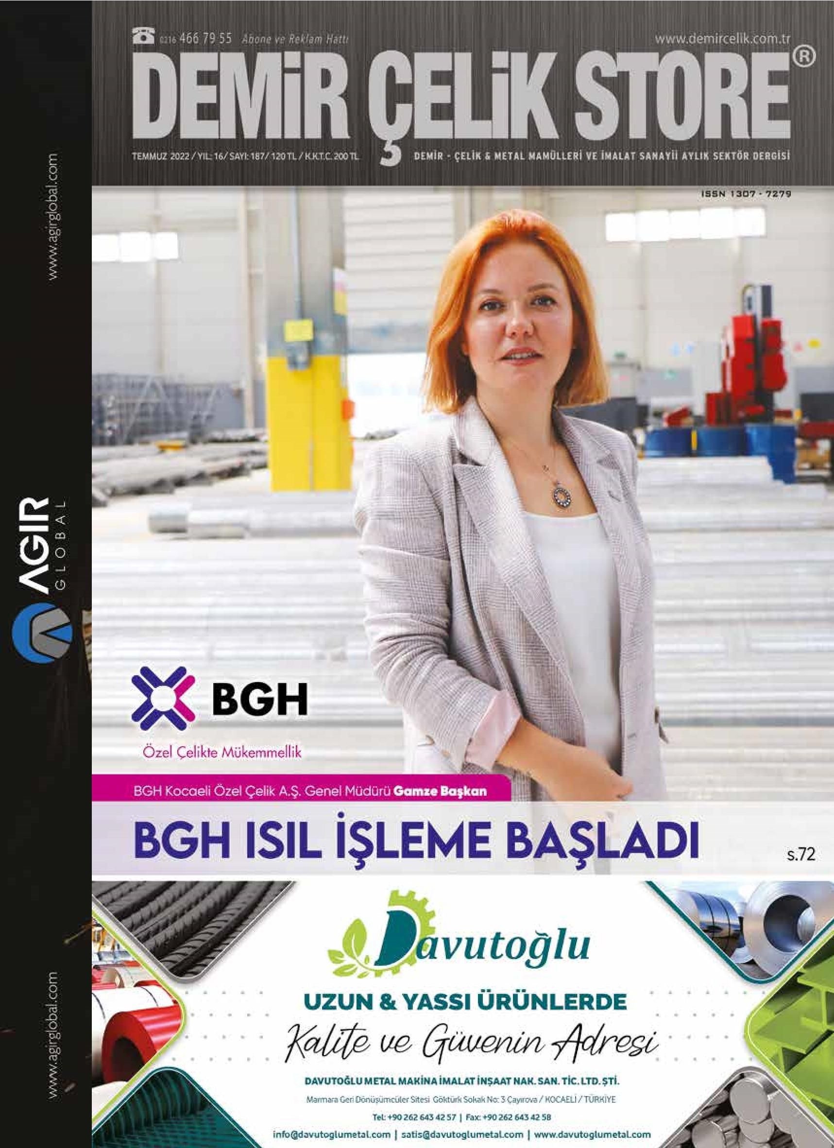 Demir Çelik Store - 187. Sayı - Temmuz 2022