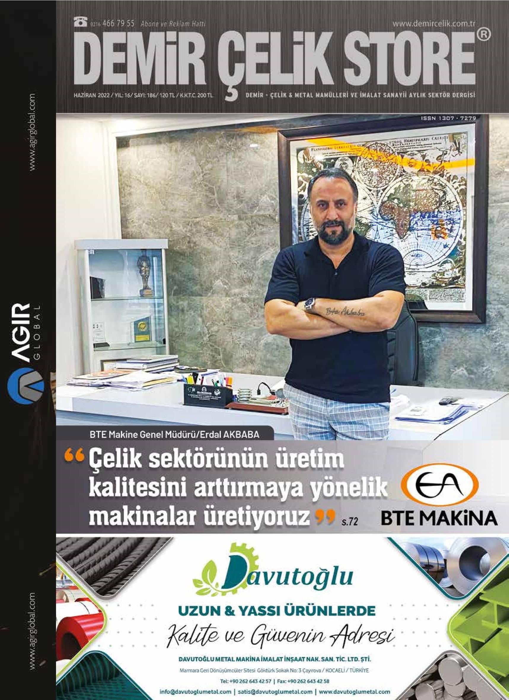 Demir Çelik Store - 186. Sayı - Haziran 2022