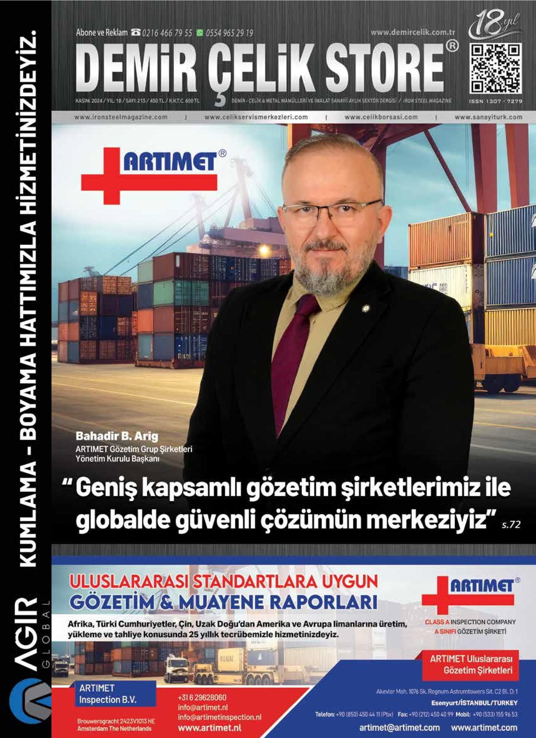 Demir Çelik Store - 215. Sayı - Kasım 2024