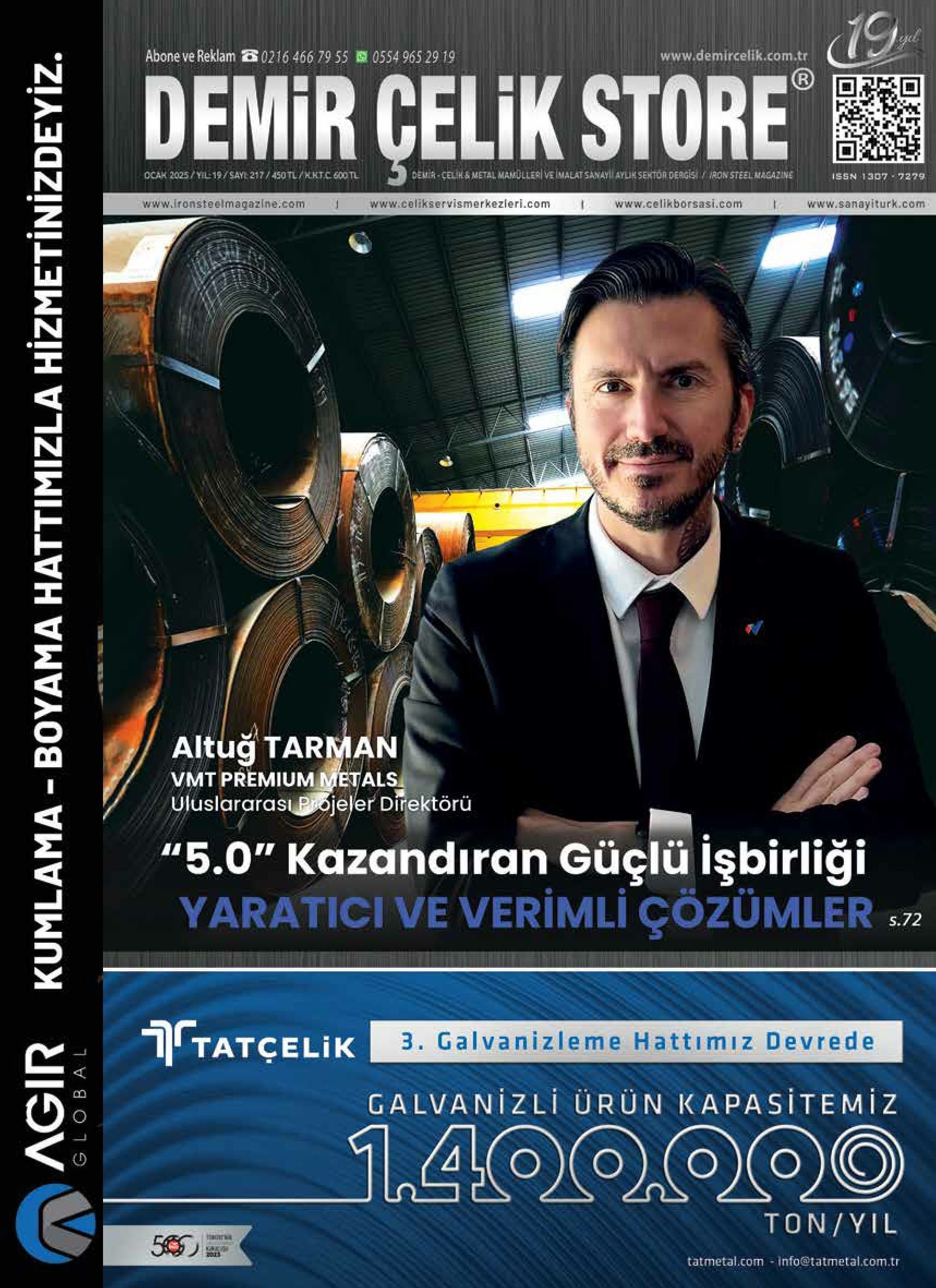 Demir Çelik Store - 217. Sayı - Ocak 2025