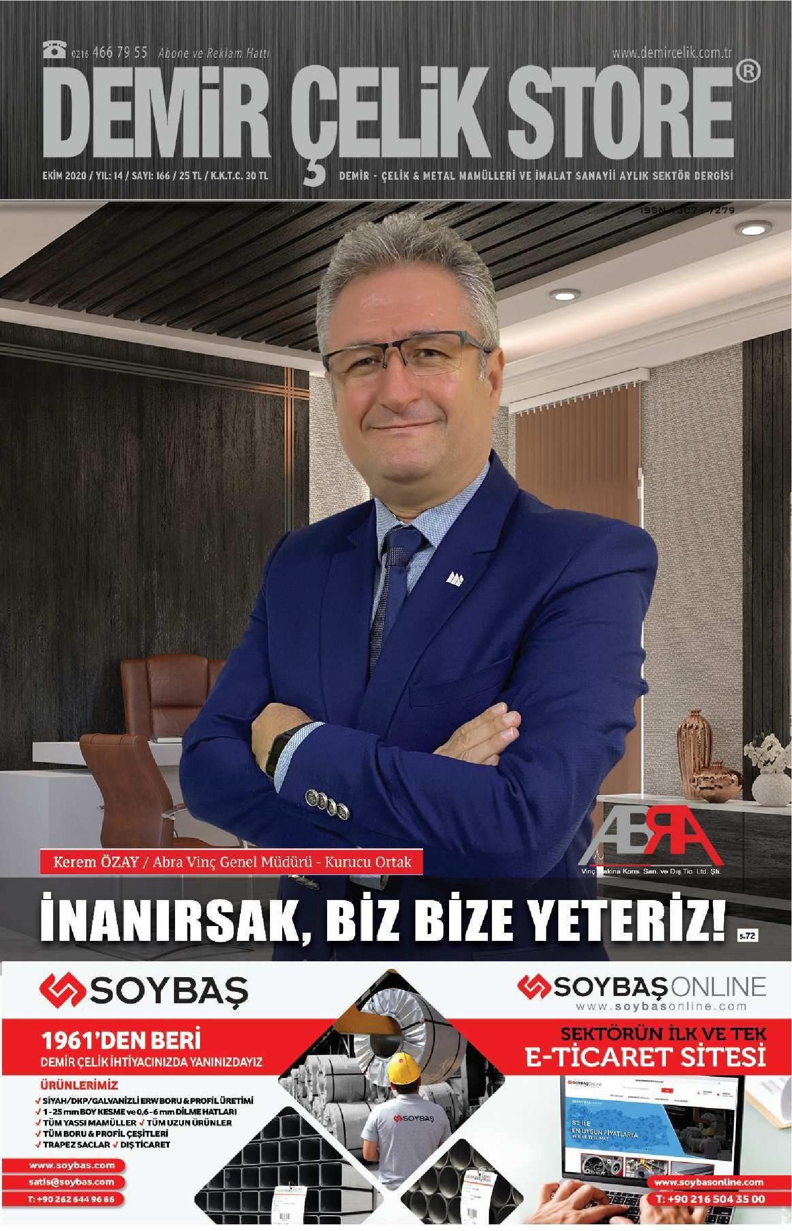 Demir Çelik Store - 166. Sayı - Ekim 2020