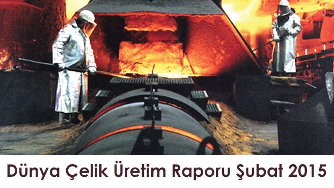 Dünya Çelik Üretim Raporu Şubat 2015