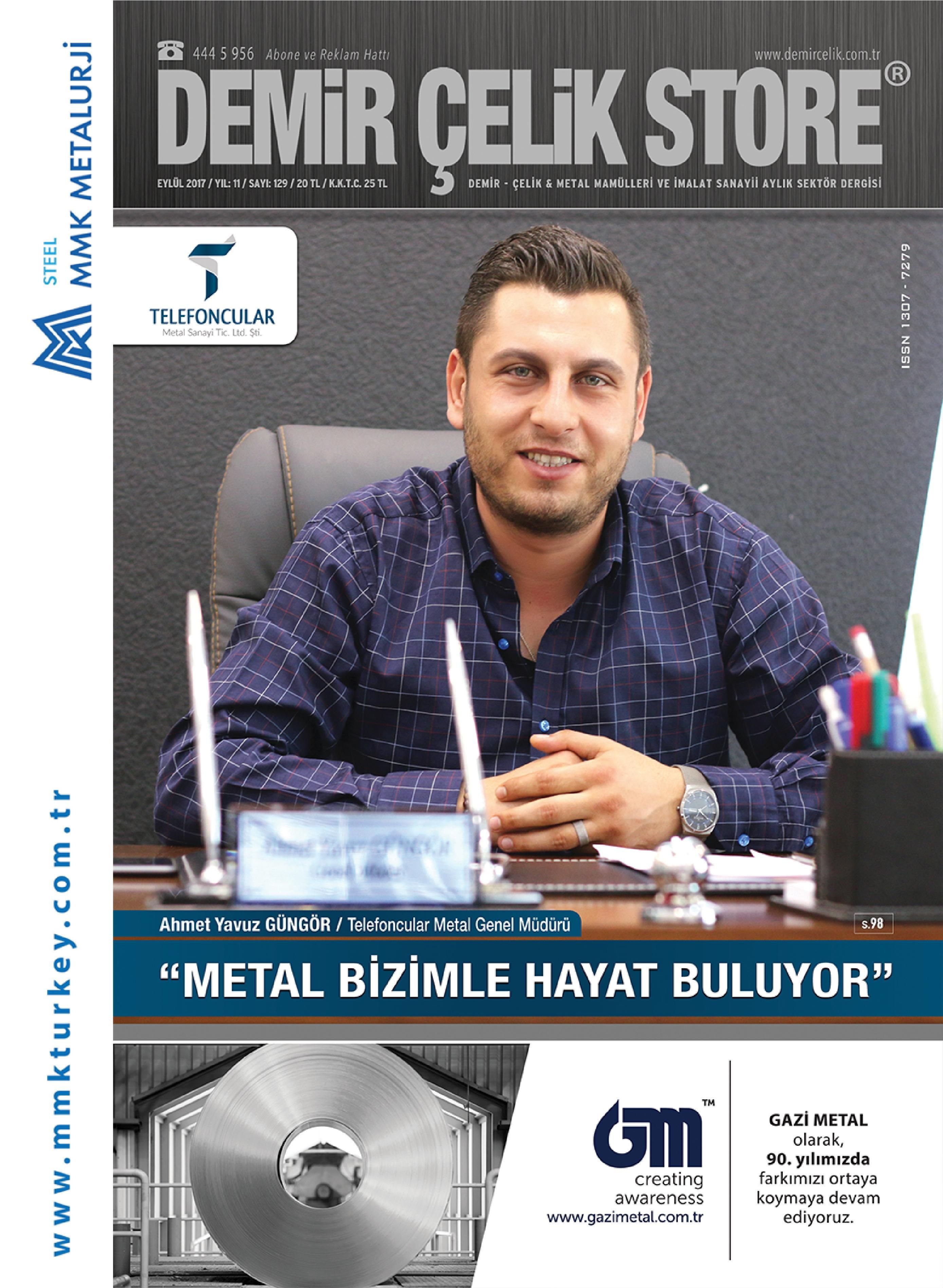 Demir Çelik Store - 129. Sayı - Eylül 2017
