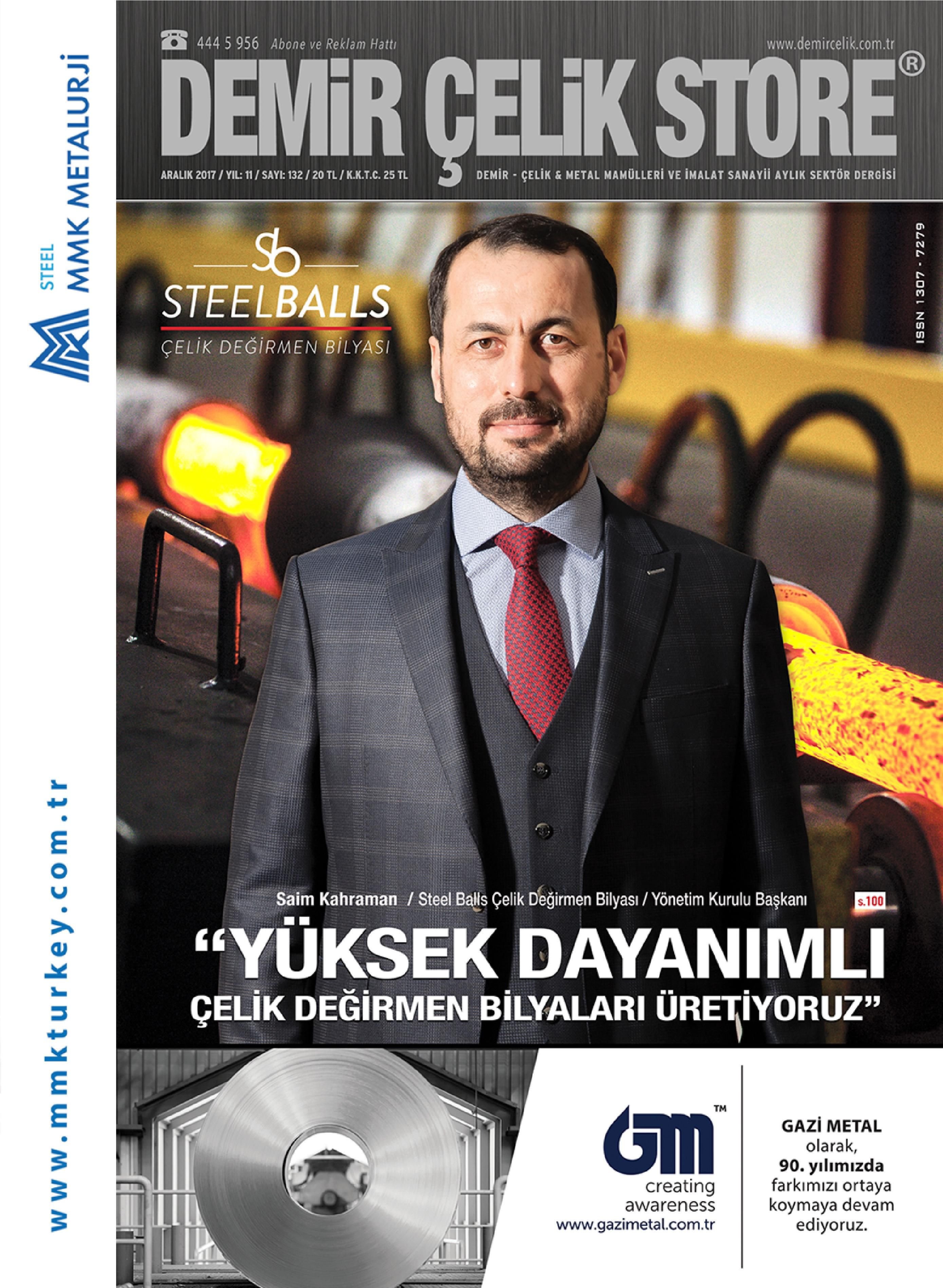 Demir Çelik Store - 132. Sayı - Aralık 2017