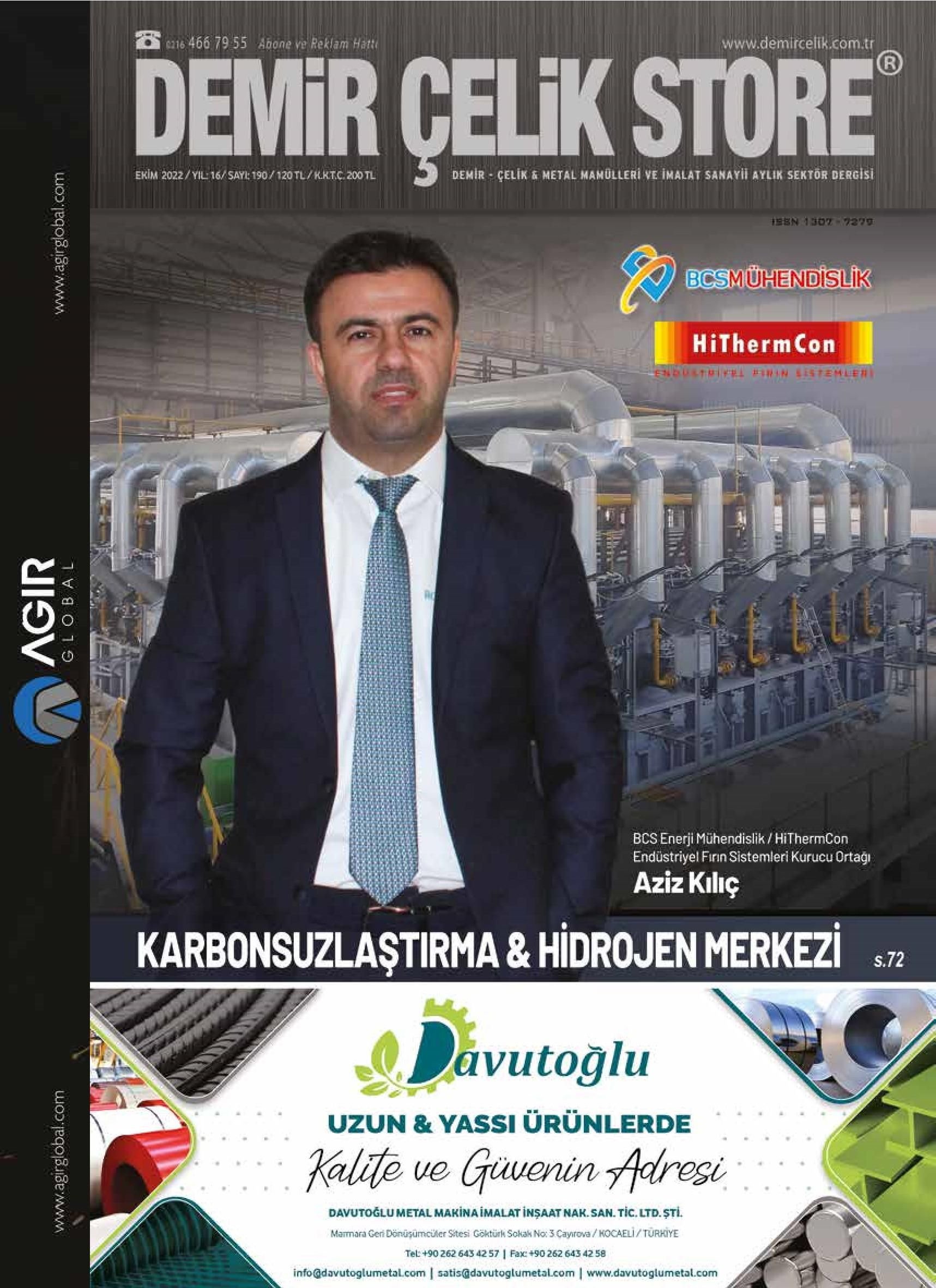 Demir Çelik Store - 190. Sayı - Ekim 2022